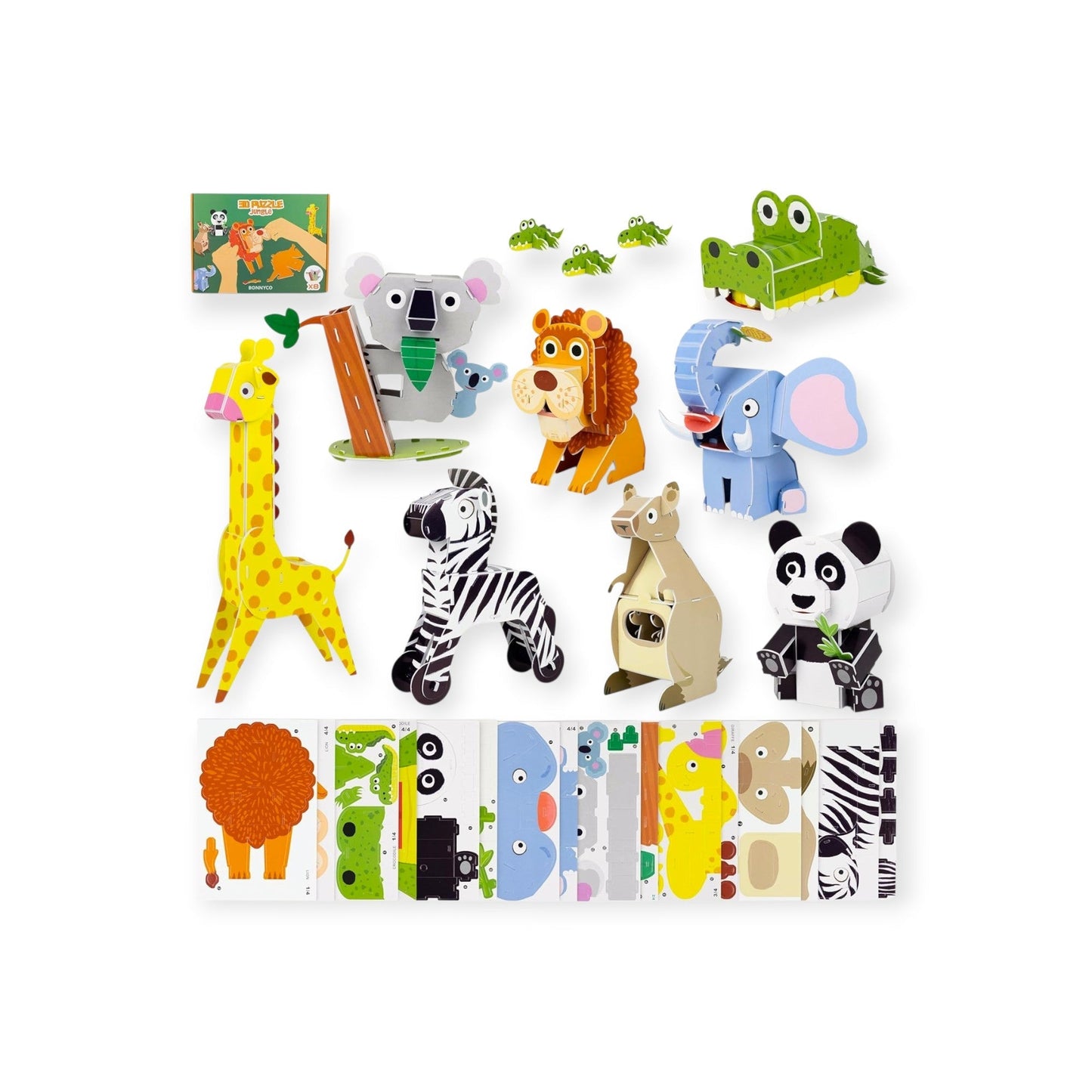 Montessori 3D Animal Puzzles