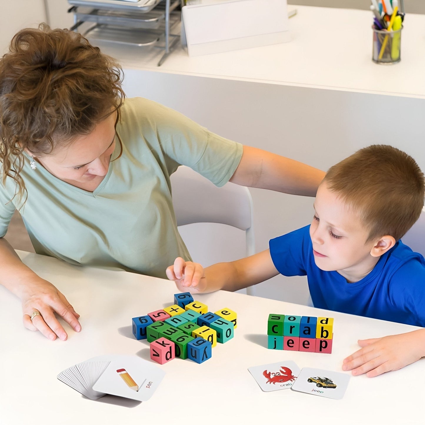 Montessori Speedy Spelling Cubes