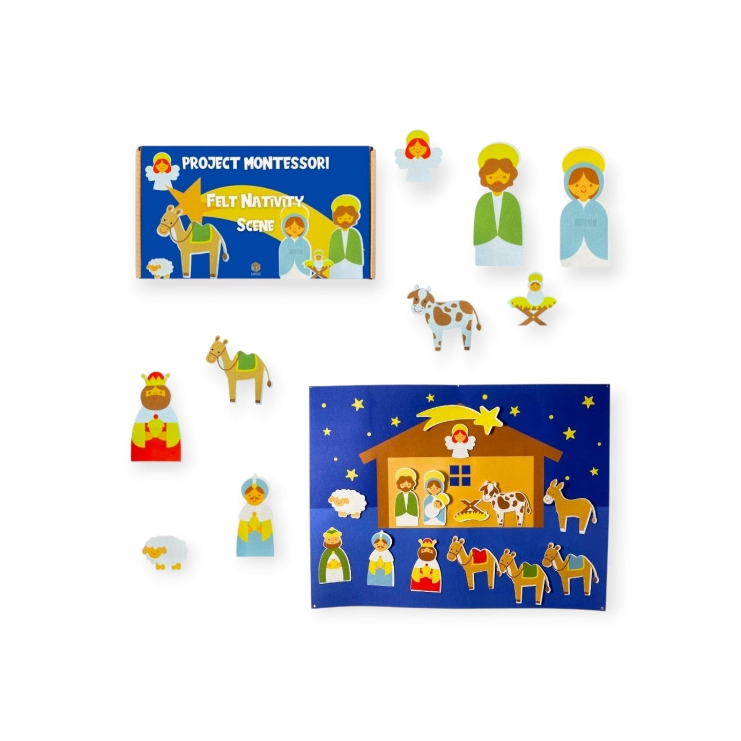 Project Montessori Felt Nativity Scene