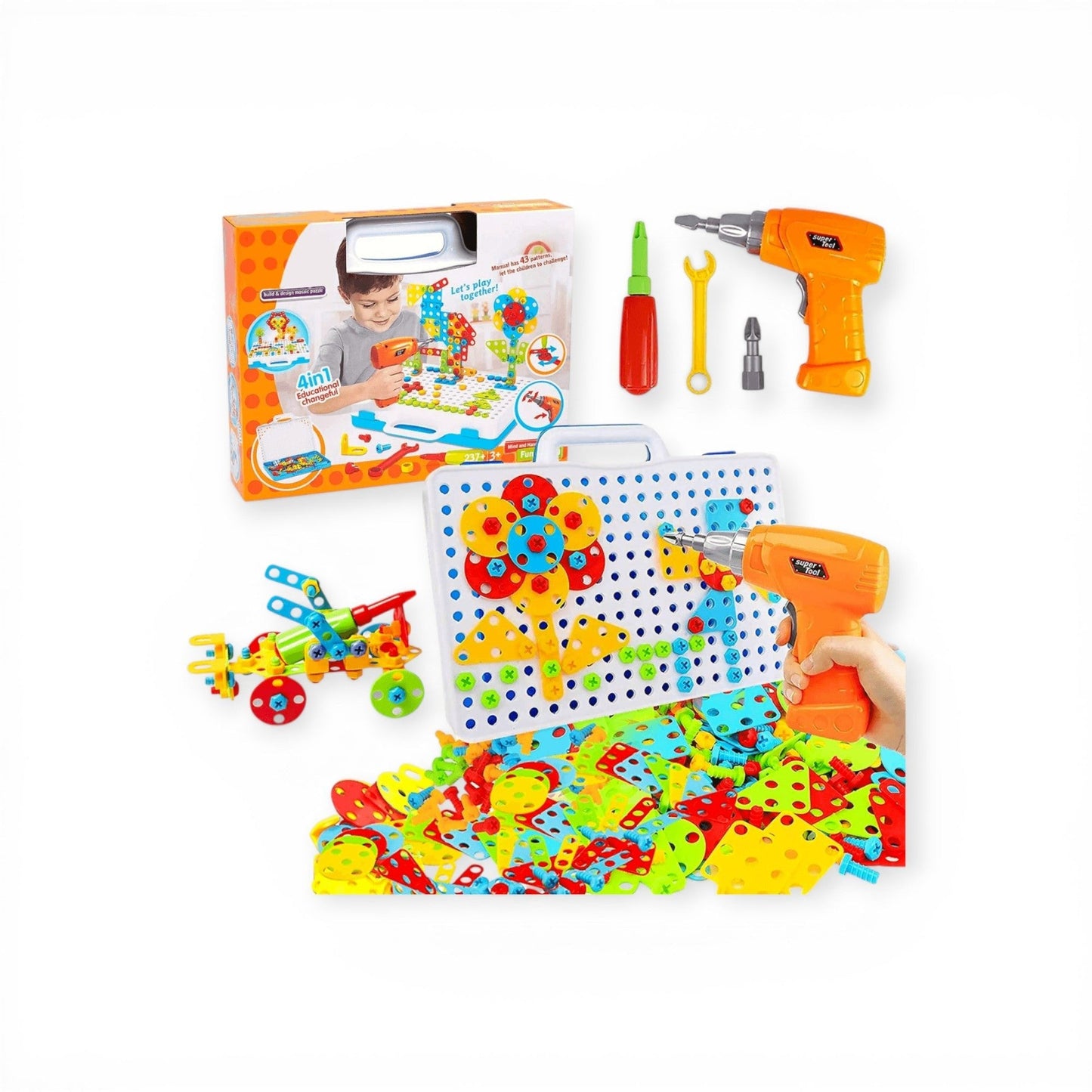 STEM Drill Building Kit (237 Pieces)