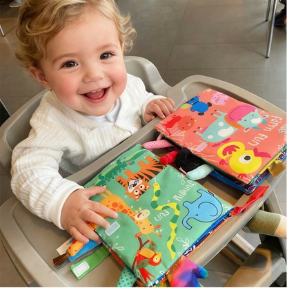 3D Animal Tails Cloth Book