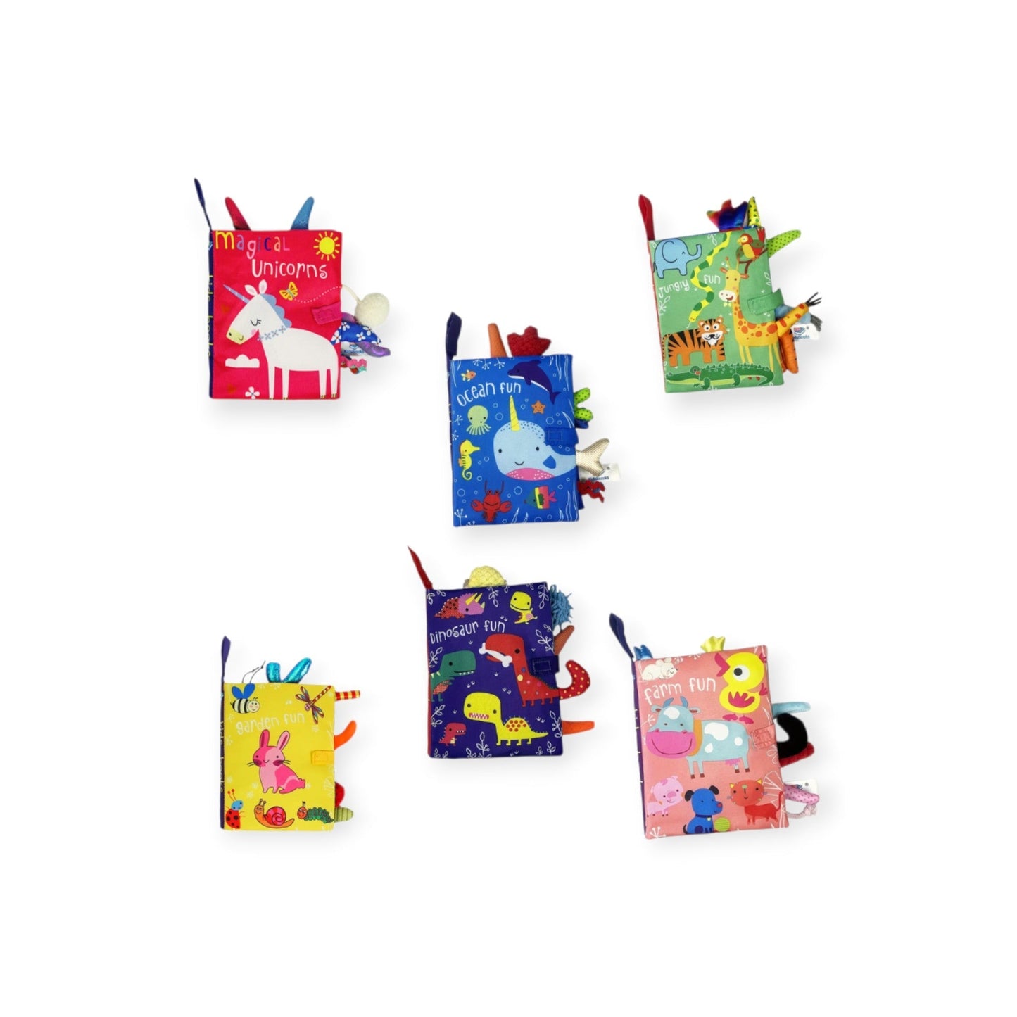 3D Animal Tails Cloth Book
