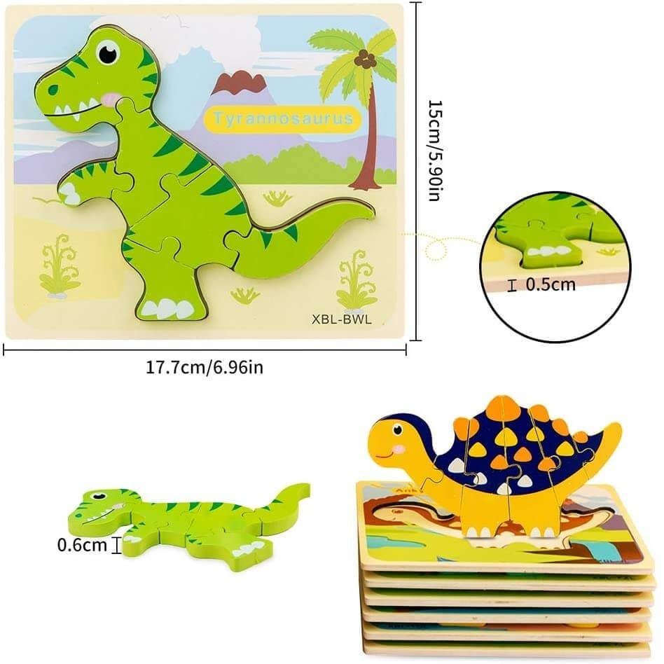 3D Dinosaur Puzzles 6 PACK
