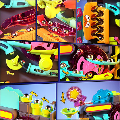 3D Marble Run Obstacle Challenge Game