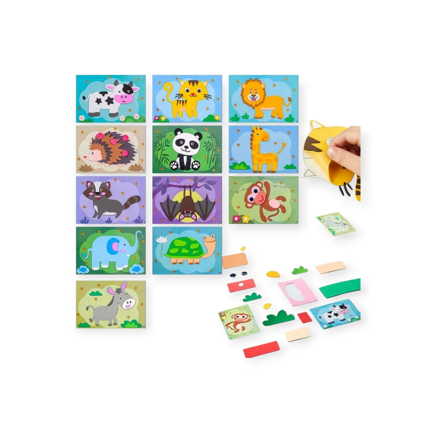3D Sticker Puzzles (12 Sheets)