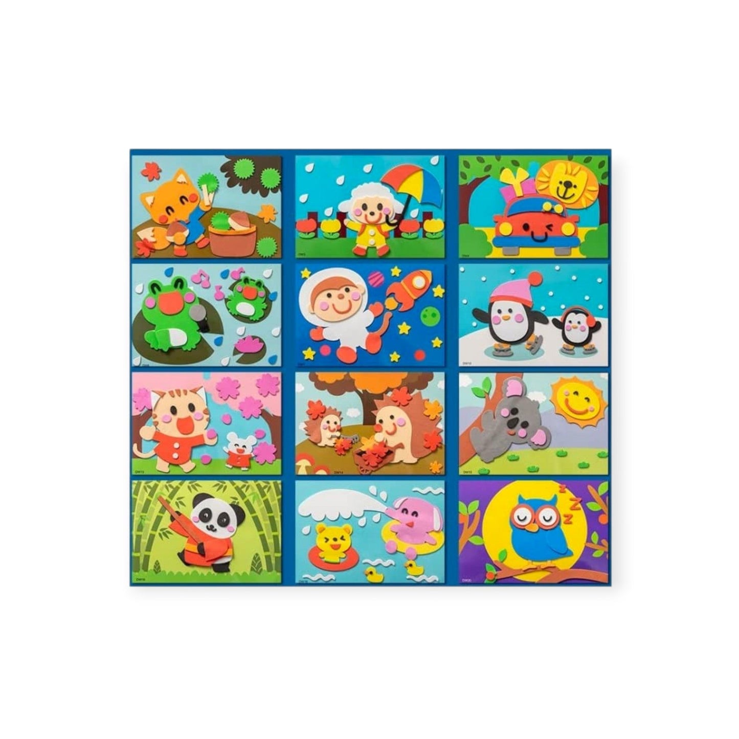 3D Sticker Puzzles (12 Sheets)