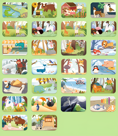 Alphabets & Numbers Wooden Flash Cards