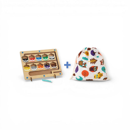 Color and Number Magnetic Board