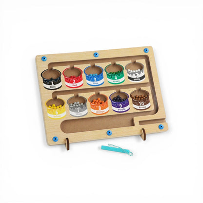 Color and Number Magnetic Board