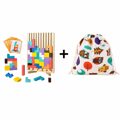 Montessori 3D Tangram Puzzle Blocks