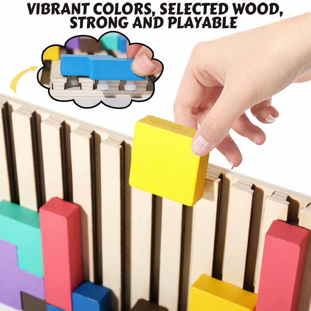 Montessori 3D Tangram Puzzle Blocks