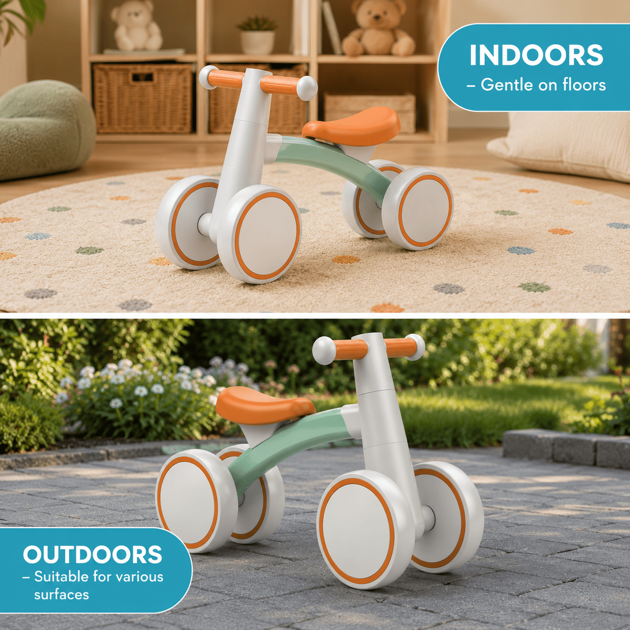 Montessori Balance Bike for Toddlers