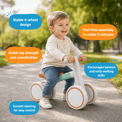 Montessori Balance Bike for Toddlers