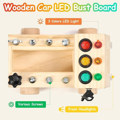 Montessori Busy Board Truck