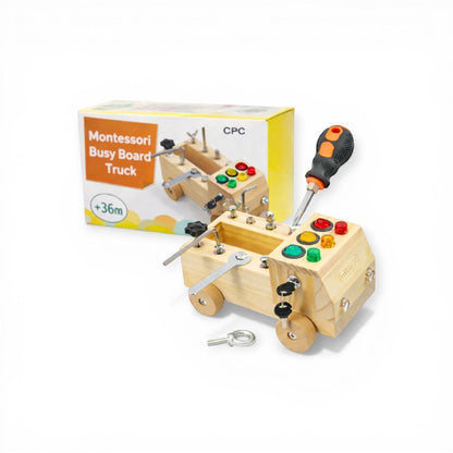 Montessori Busy Board Truck