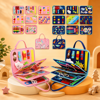 Montessori Busy Board - Upgraded Edition