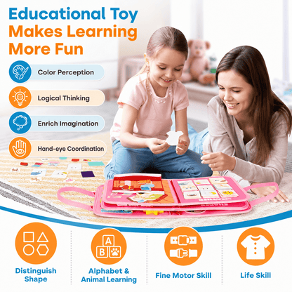 Montessori Busy Board - Upgraded Edition