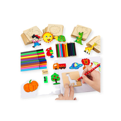Montessori DIY Drawing Templates (20 pcs)