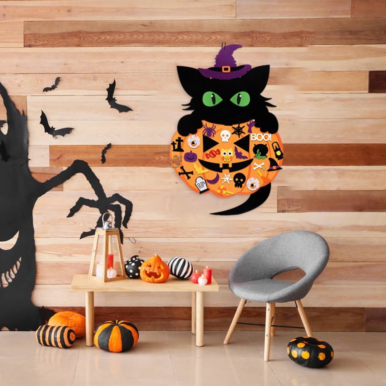 Montessori DIY Halloween Cat