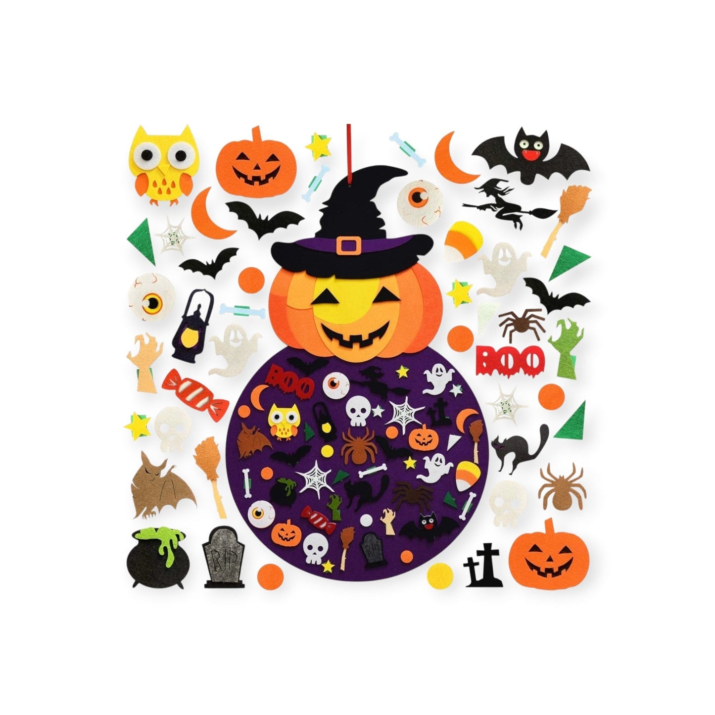 Montessori DIY Halloween Pumpkin Witch