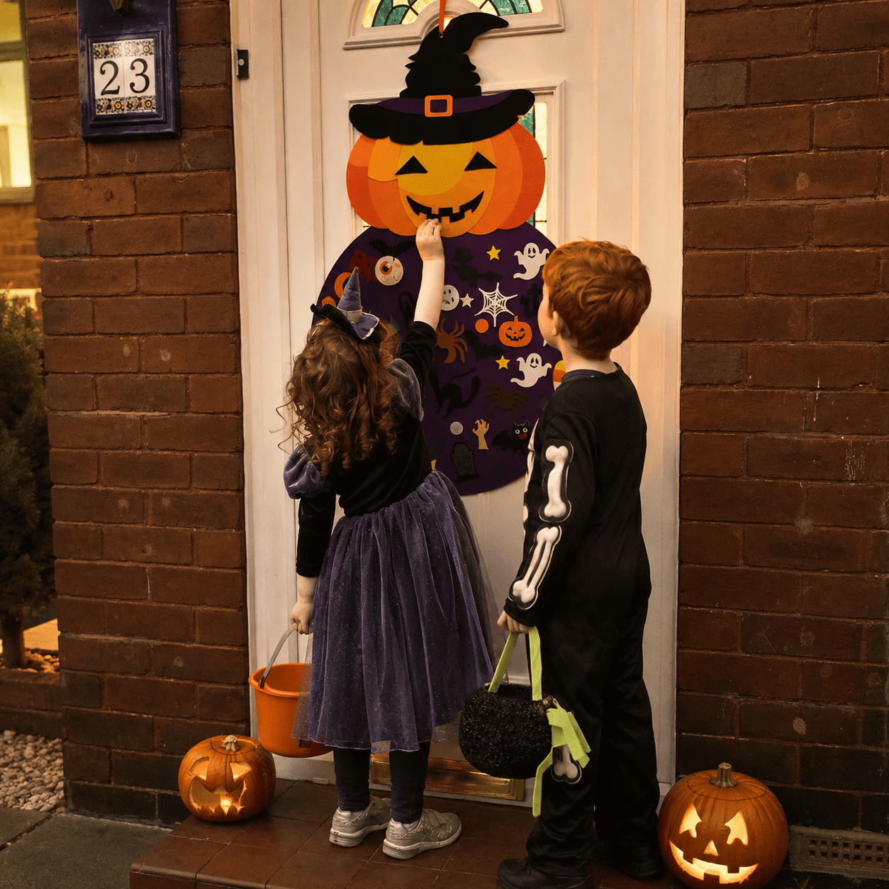 Montessori DIY Halloween Pumpkin Witch
