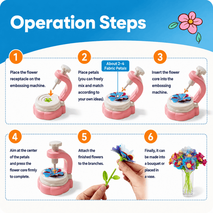 Montessori Fabric Flower Making Kit