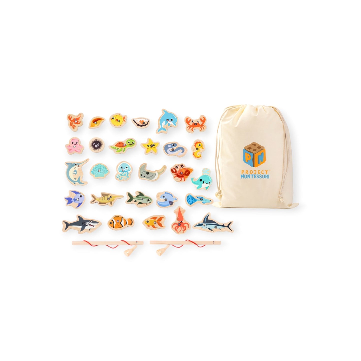 Montessori Fishing Game