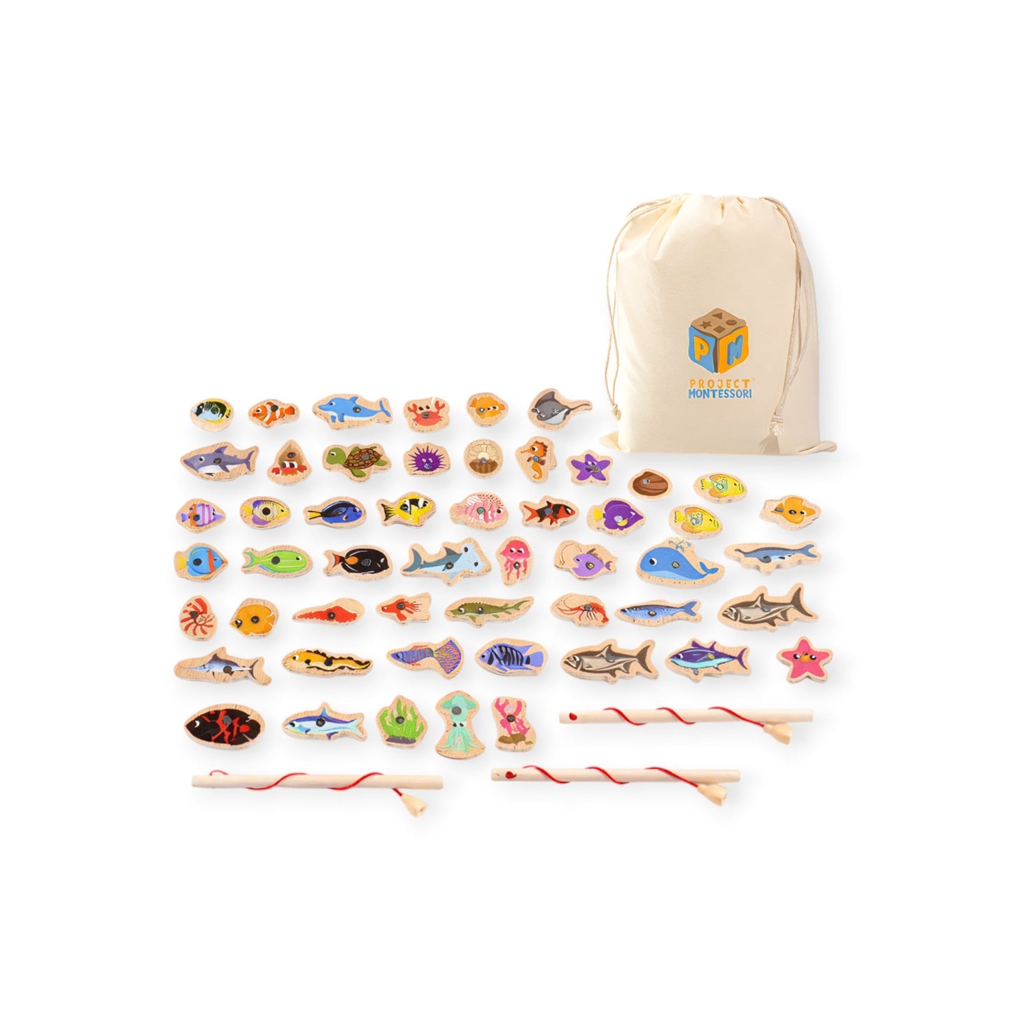 Montessori Fishing Game
