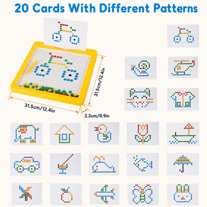 Montessori Magnetic Dots Board