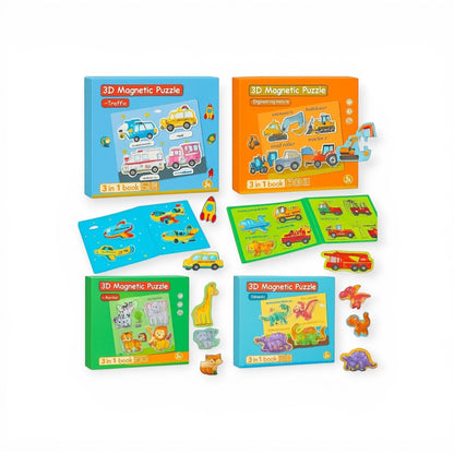 Montessori Magnetic Story Puzzle Books