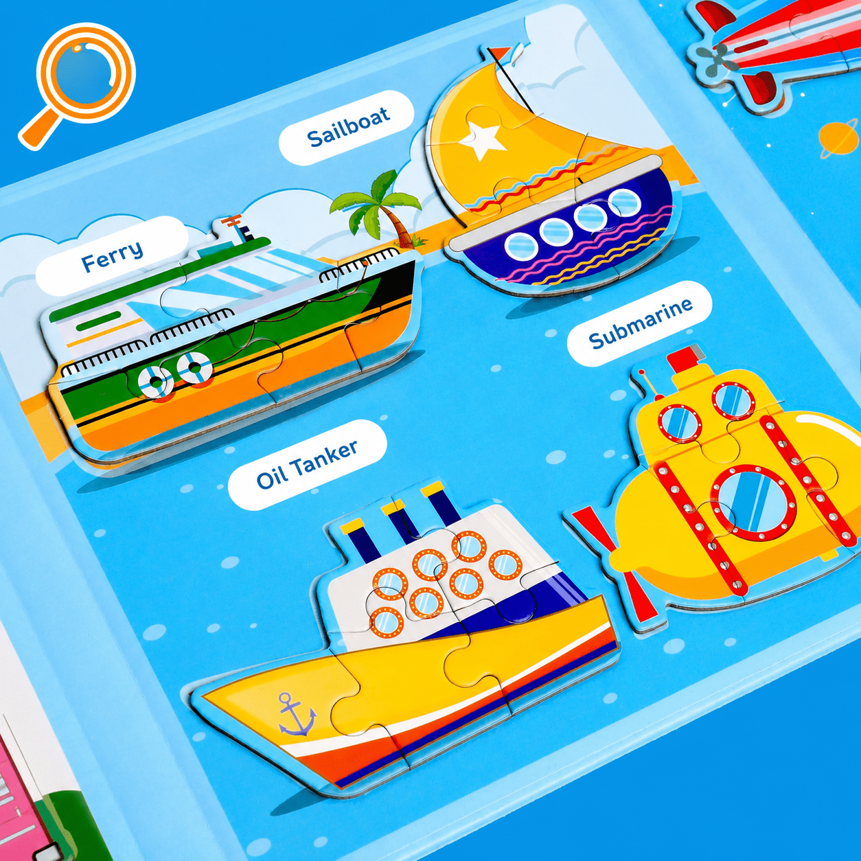 Montessori Magnetic Story Puzzle Books