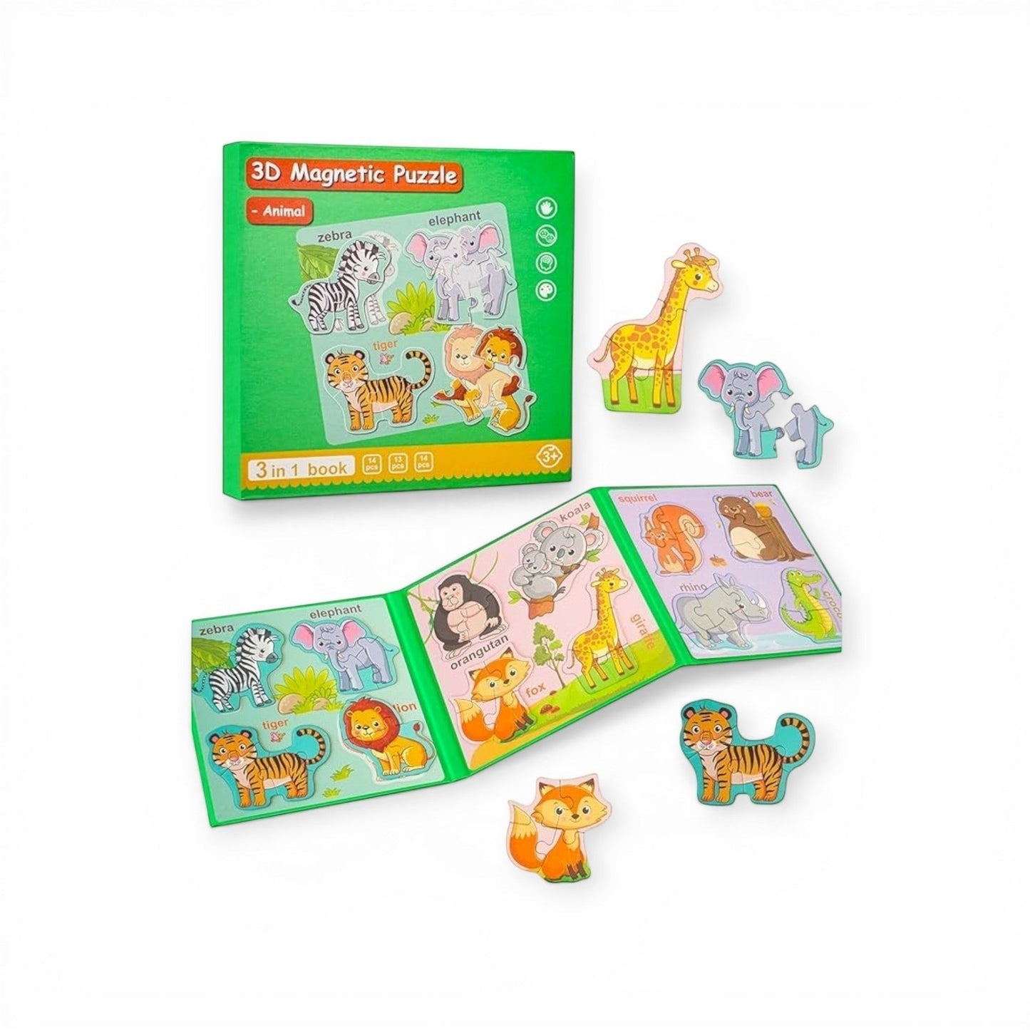 Montessori Magnetic Story Puzzle Books