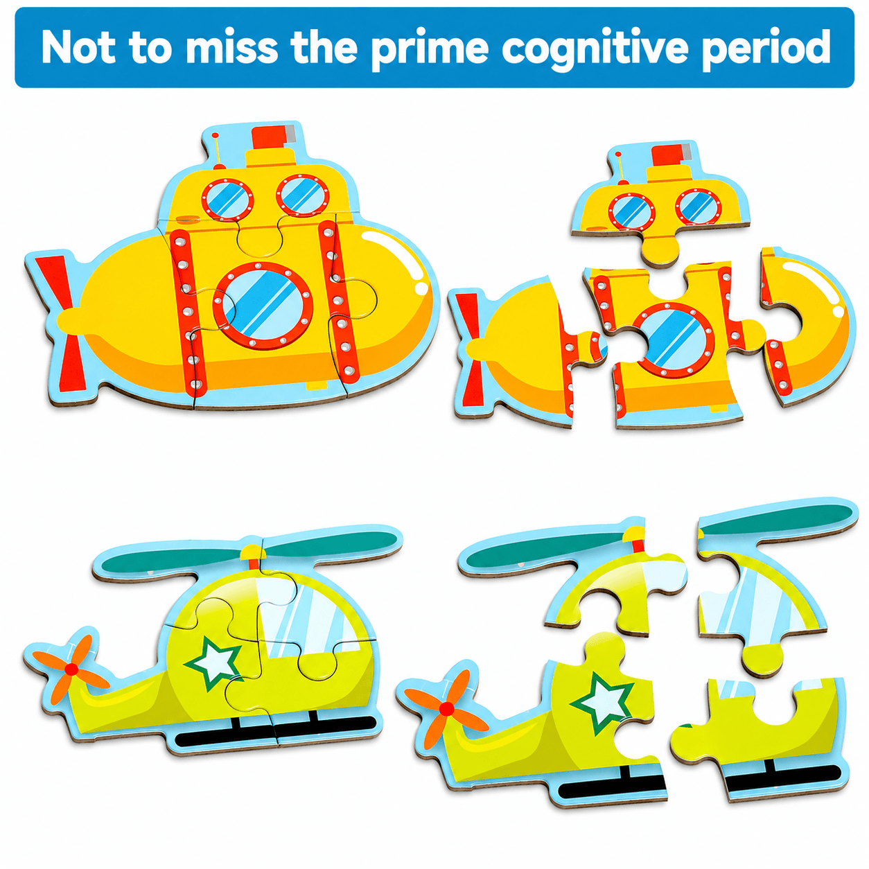Montessori Magnetic Story Puzzle Books
