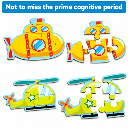 Montessori Magnetic Story Puzzle Books