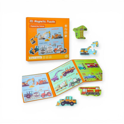 Montessori Magnetic Story Puzzle Books