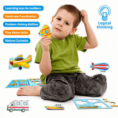 Montessori Magnetic Story Puzzle Books