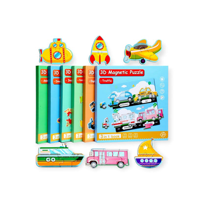 Montessori Magnetic Story Puzzle Books