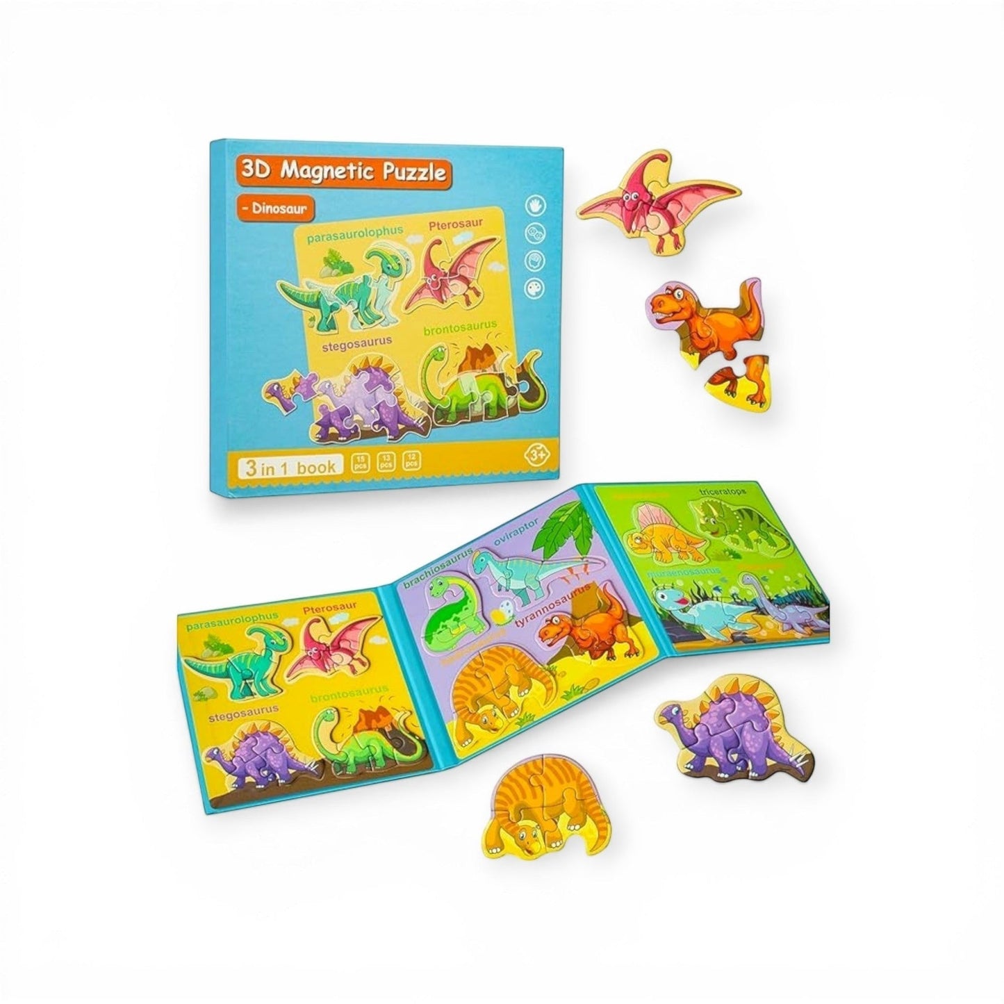 Montessori Magnetic Story Puzzle Books