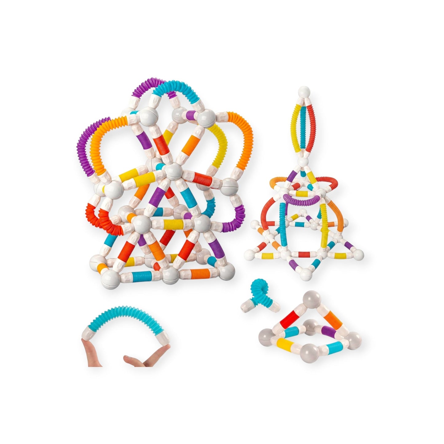 Montessori Magnetic Wand Building Set