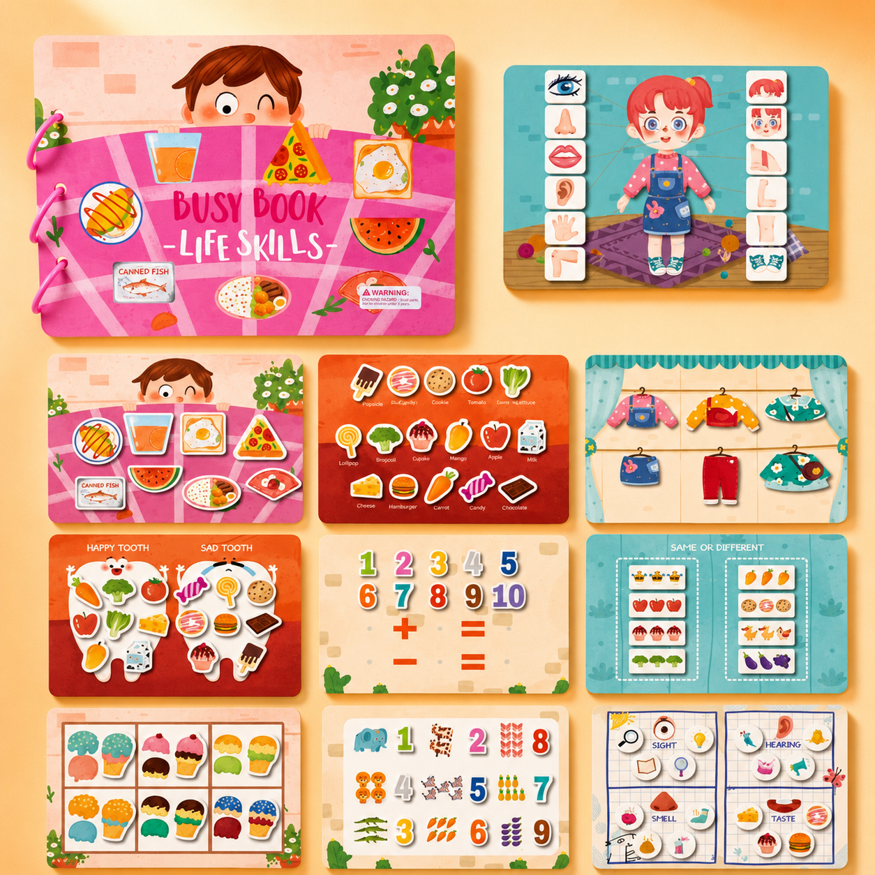 Montessori Sensory Book