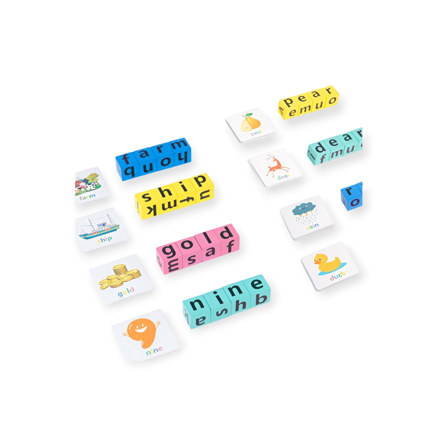 Montessori Speedy Spelling Cubes
