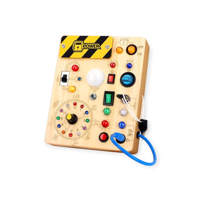 Montessori Switch & Light Activity Board