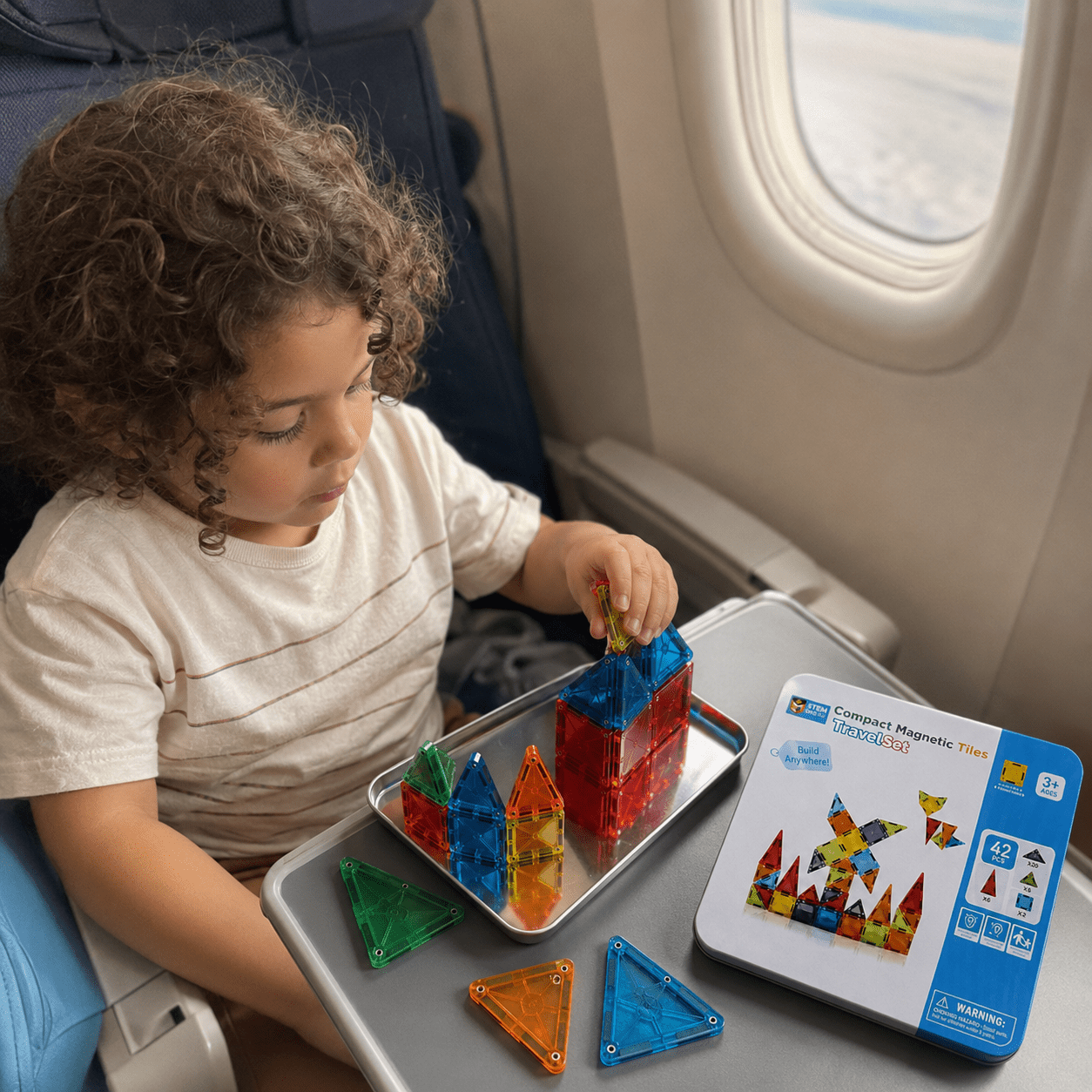 Montessori Travel Magnetic Tiles