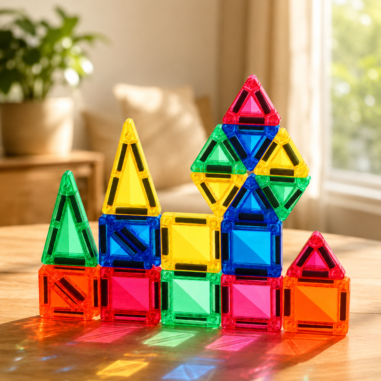 Montessori Travel Magnetic Tiles