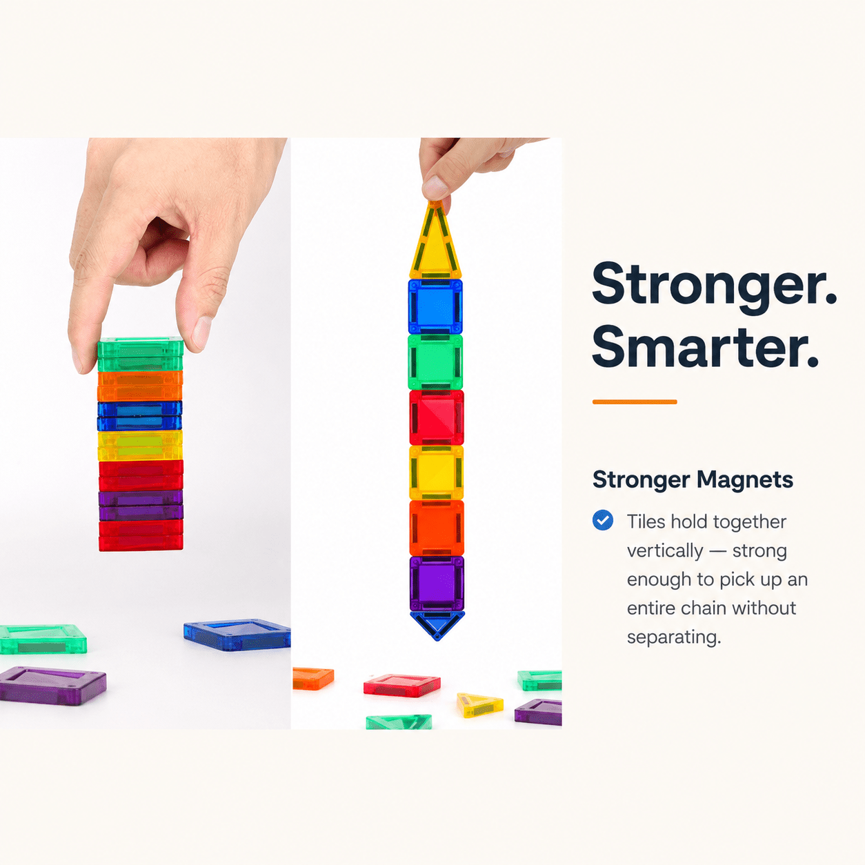 Montessori Travel Magnetic Tiles