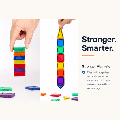 Montessori Travel Magnetic Tiles