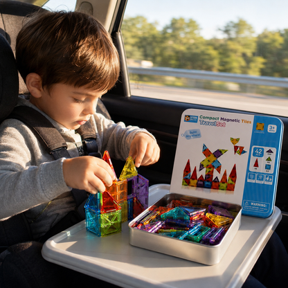Montessori Travel Magnetic Tiles