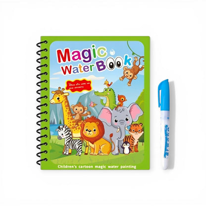 Montessori Water Drawing & Coloring Book