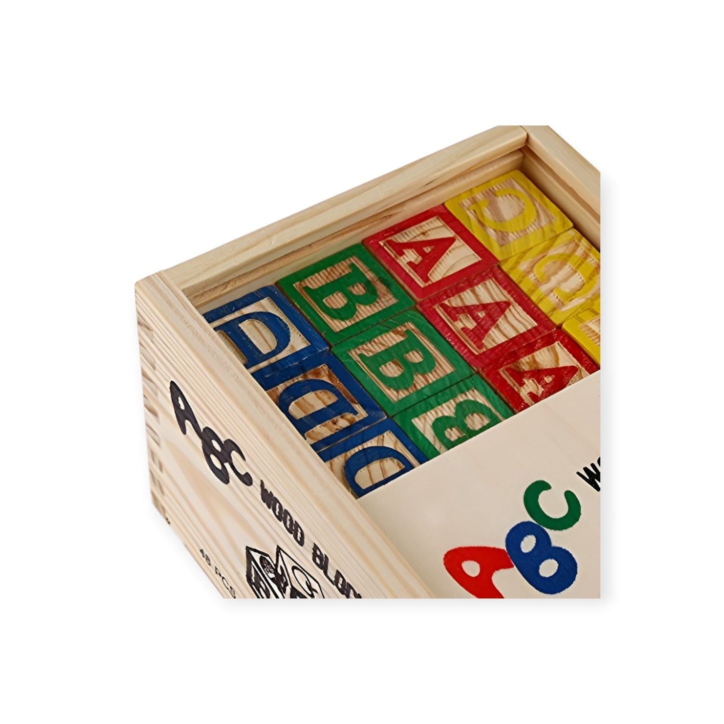Montessori Wooden ABC Building Blocks