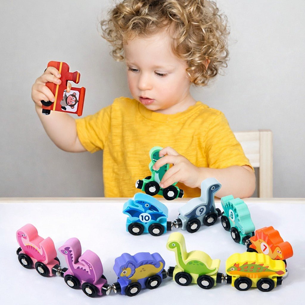 Montessori Wooden Dinosaur Train